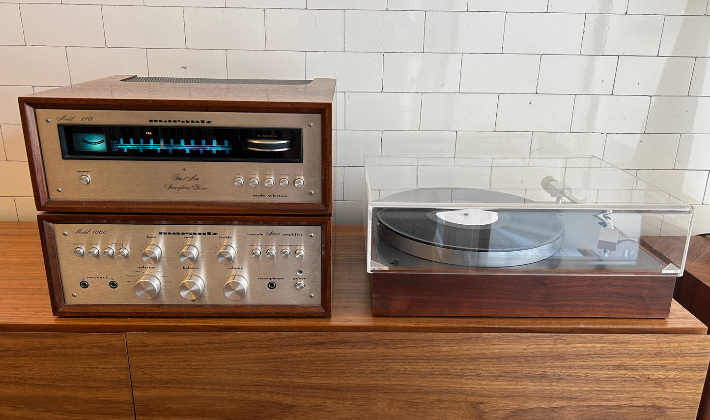 Marantz Tuner Model 110 and Integrated Amplifier Model 1060 1973