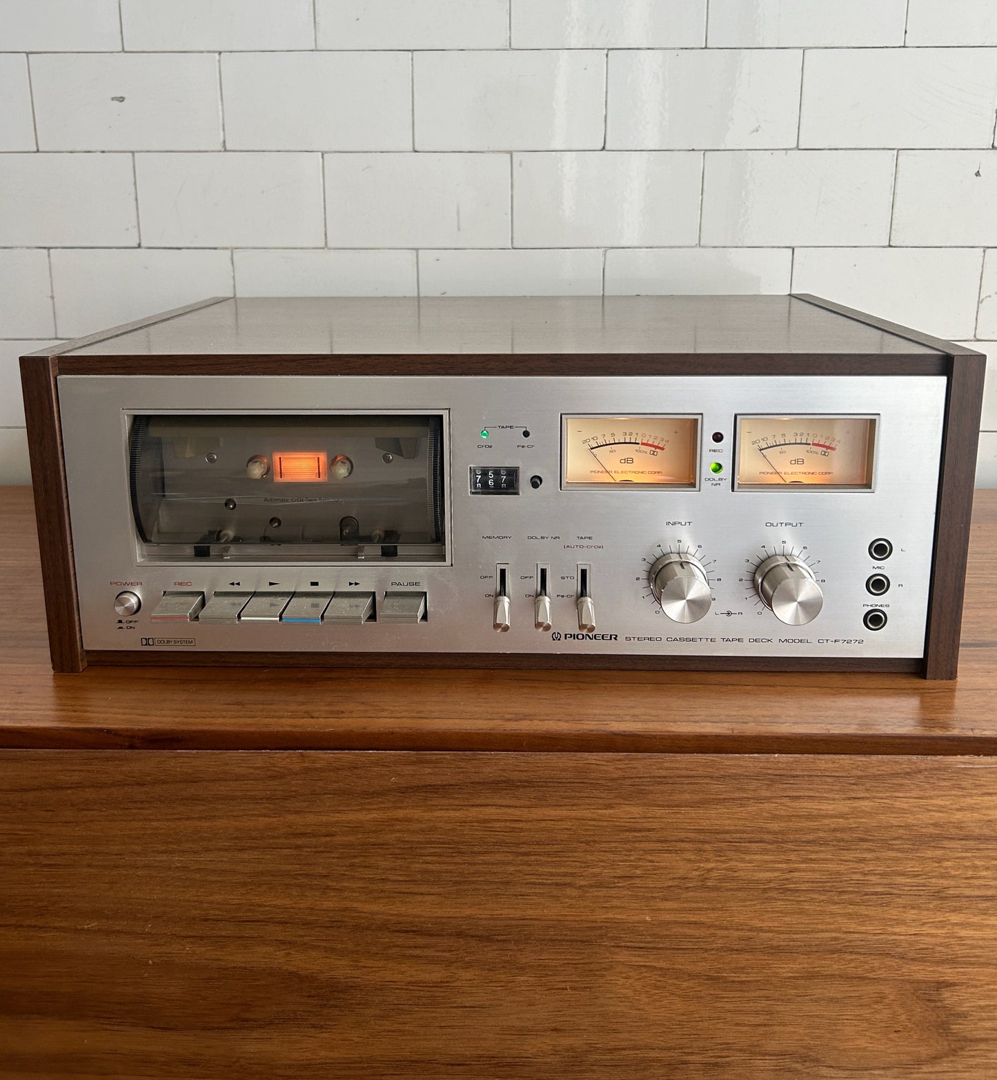 Pioneer CT-F7272 Cassette Player, 1977