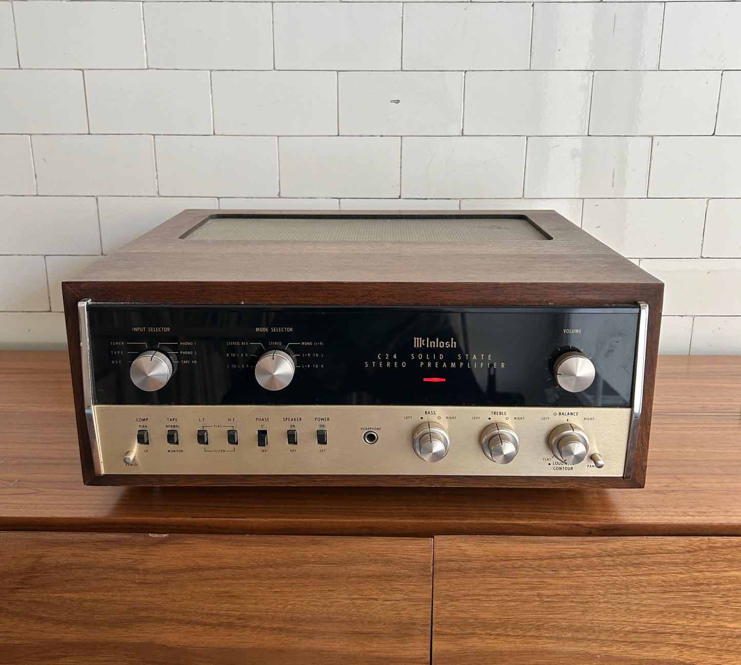 McIntosh C24 preamplifier, 1964