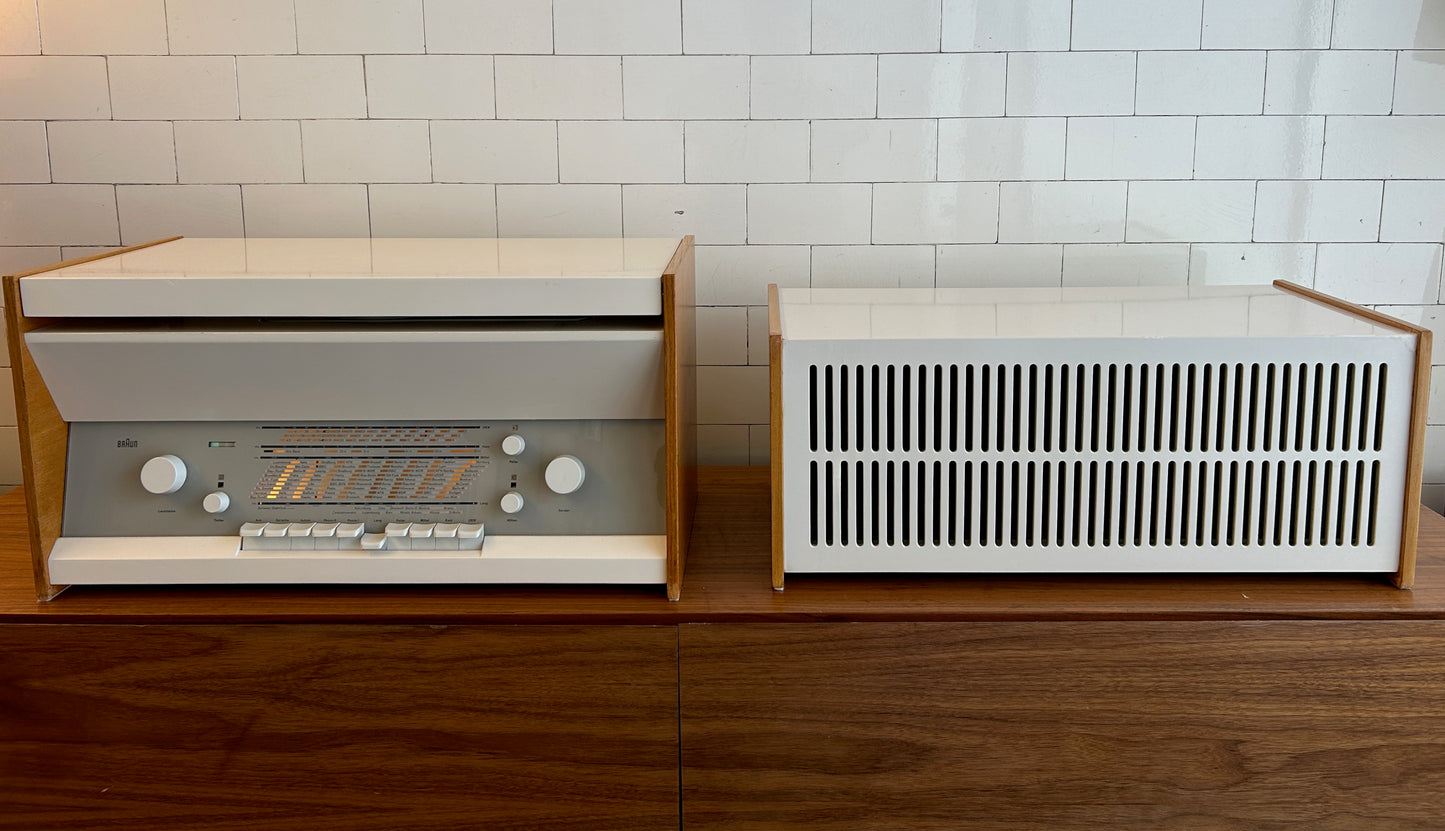 Dieter Rams designed Braun Atelier 11 & Speaker circa 1961