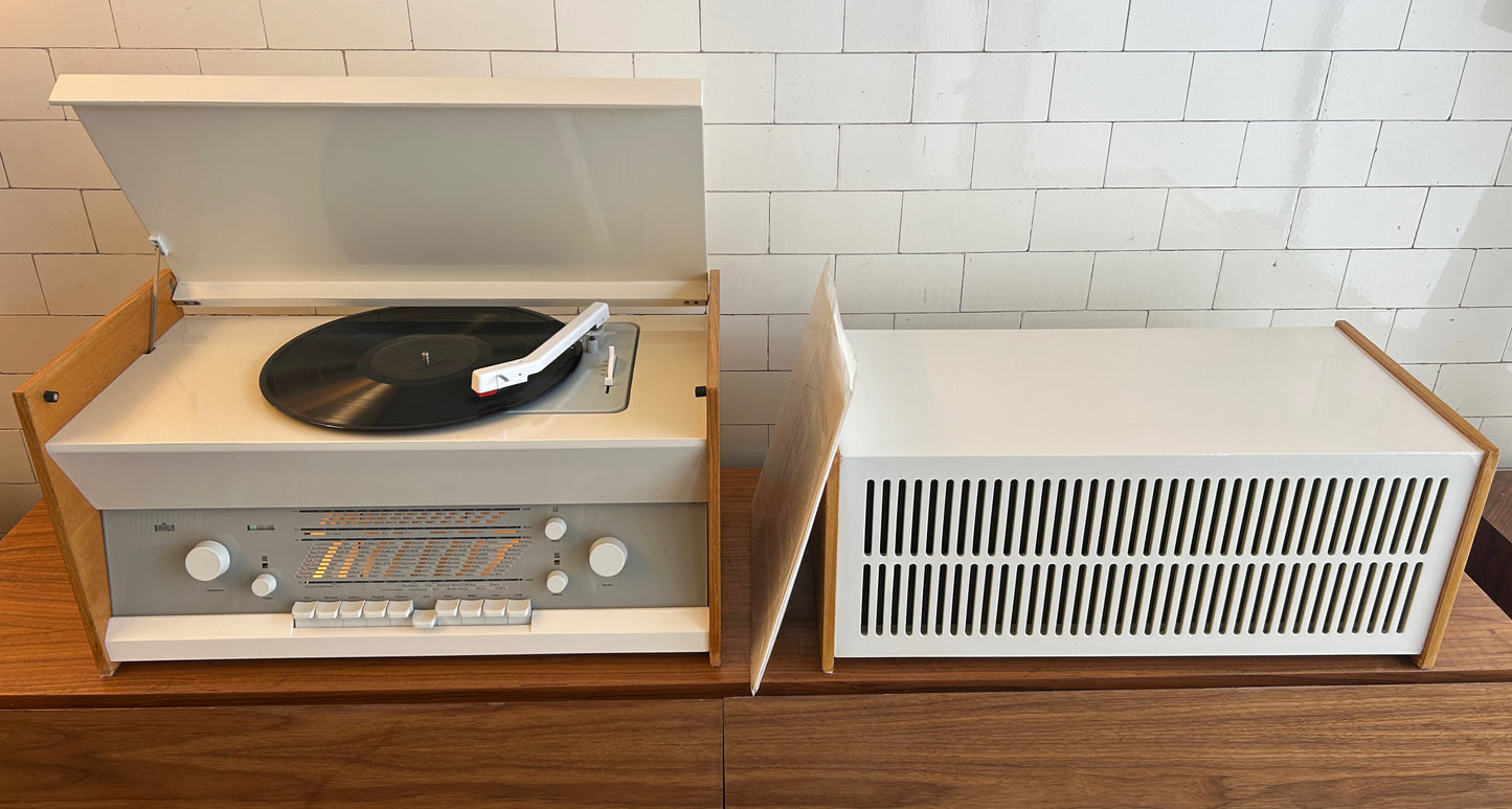Dieter Rams designed Braun Atelier 11 & Speaker circa 1961