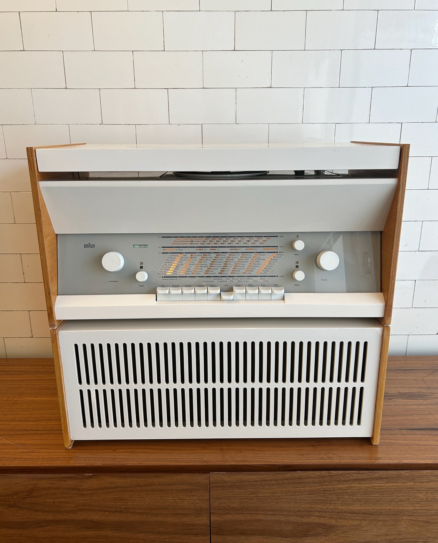 Dieter Rams designed Braun Atelier 11 & Speaker circa 1961