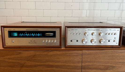 Marantz Tuner Model 110 and Integrated Amplifier Model 1060 1973