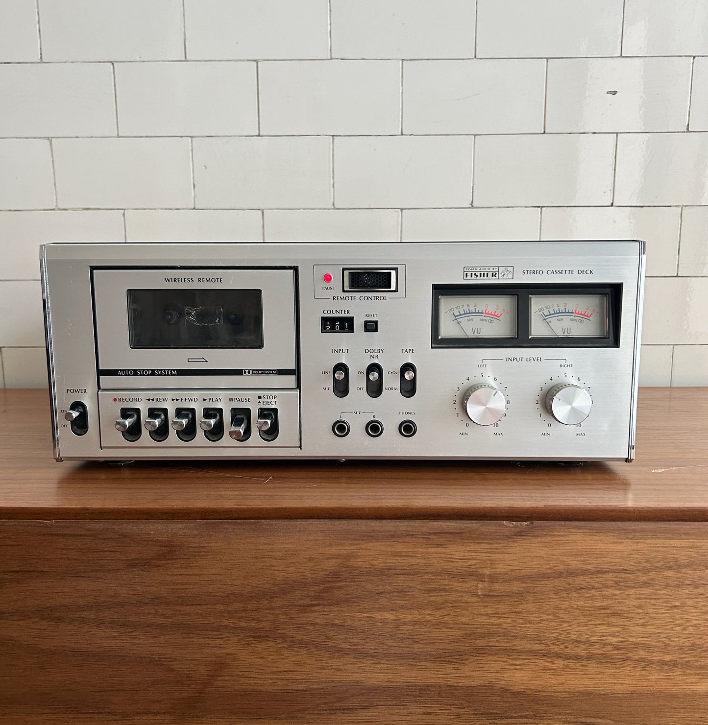 Fisher 143 Stereo Cassette Deck